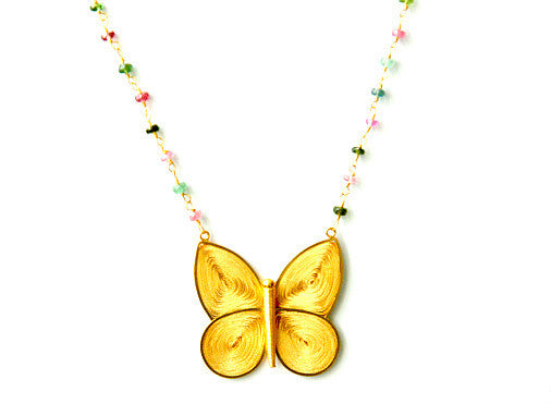 Lucky Butterfly Necklace
